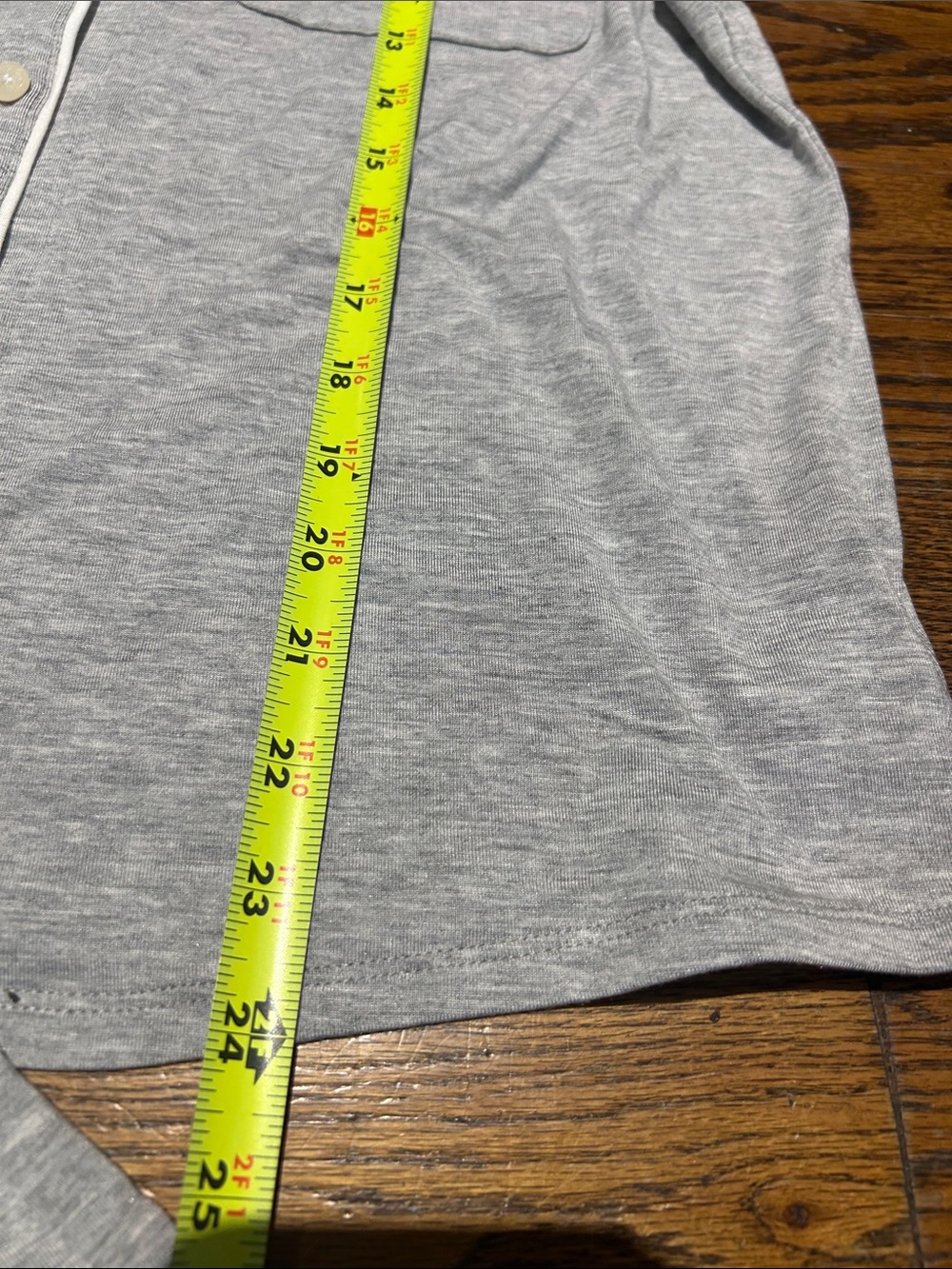 Auden Light Gray Short-Sleeve Pajama Set with Piping - Picture 6 of 8